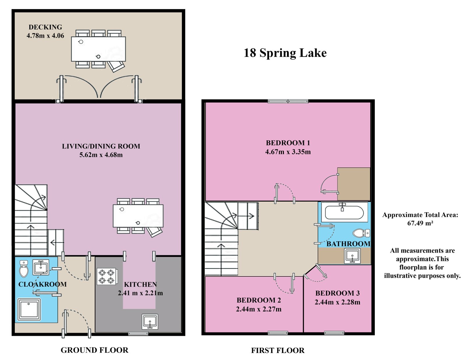18 Spring Lake, GL7 5TH floorplan