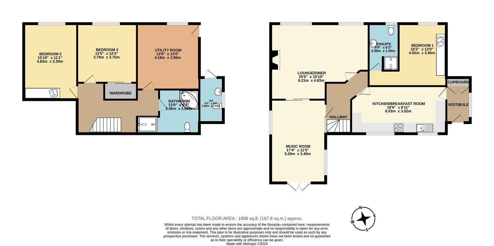 Albion Road, Torpoint, Cornwall floorplan