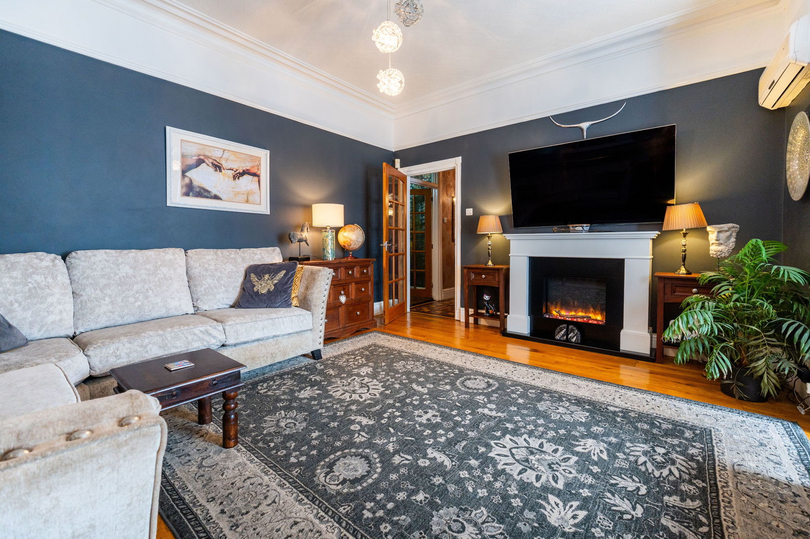 exterior or interior of property